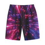 Cosmic Hyperspace Print Cotton Shorts