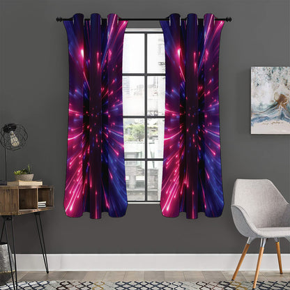Cosmic Hyperspace Print Curtain