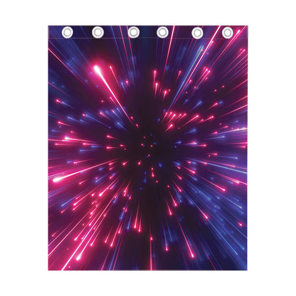 Cosmic Hyperspace Print Curtain