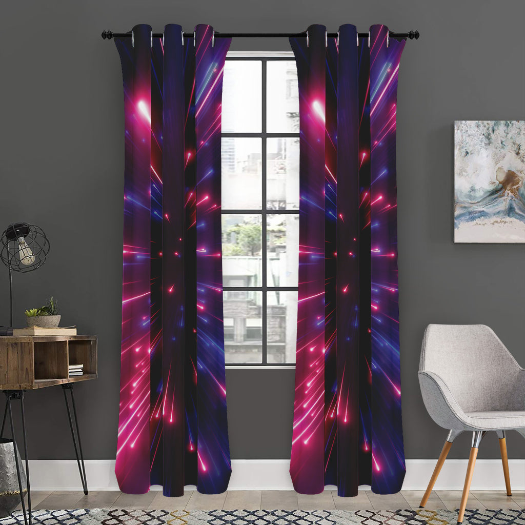 Cosmic Hyperspace Print Curtain