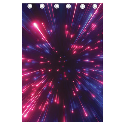 Cosmic Hyperspace Print Curtain