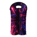 Cosmic Hyperspace Print Double Neoprene Wine Tote