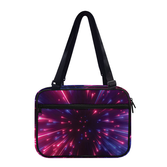 Cosmic Hyperspace Print Double Strap Bible Bag