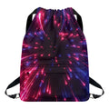 Cosmic Hyperspace Print Drawstring Backpack