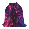 Cosmic Hyperspace Print Drawstring Bag