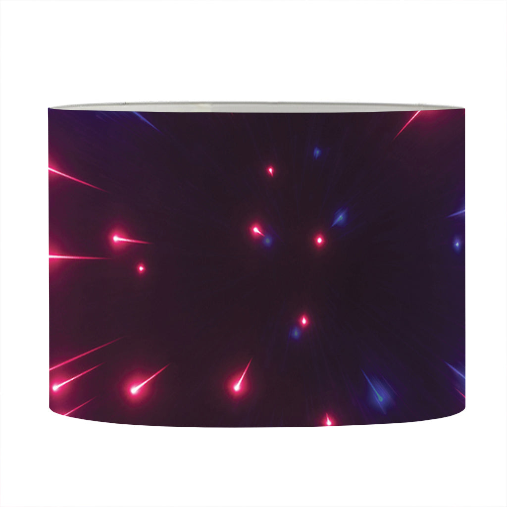 Cosmic Hyperspace Print Drum Lamp Shade