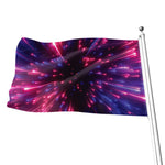 Cosmic Hyperspace Print Flag