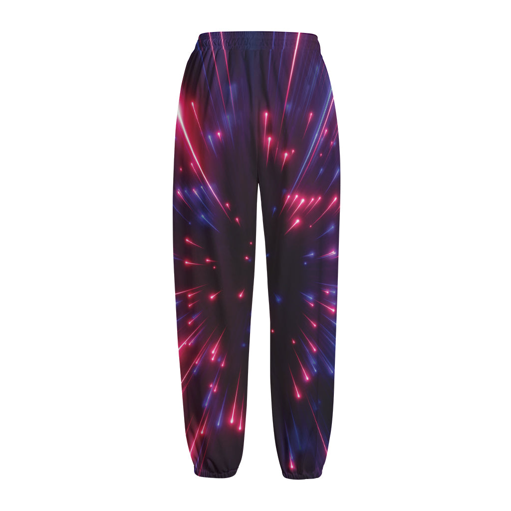 Cosmic Hyperspace Print Fleece Lined Knit Pants