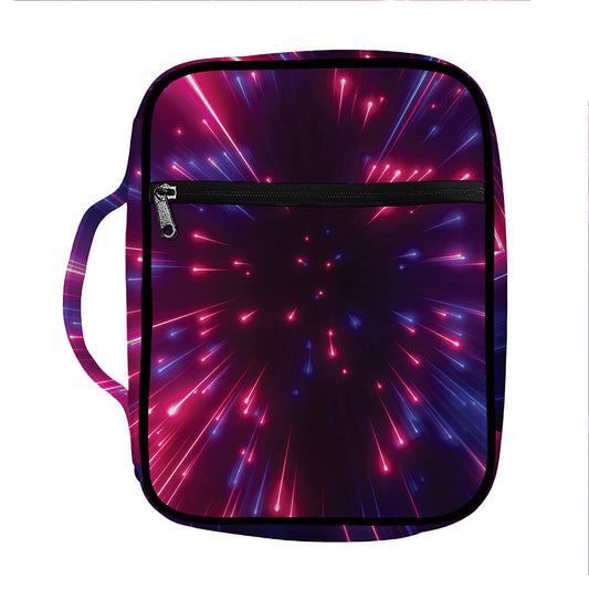 Cosmic Hyperspace Print Front Pocket Bible Bag