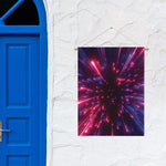 Cosmic Hyperspace Print Garden Flag