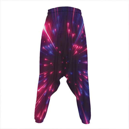Cosmic Hyperspace Print Hammer Pants