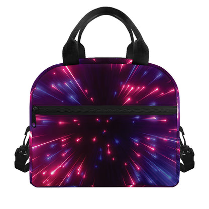Cosmic Hyperspace Print Insulated Lunch Bag