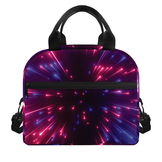 Cosmic Hyperspace Print Insulated Lunch Bag