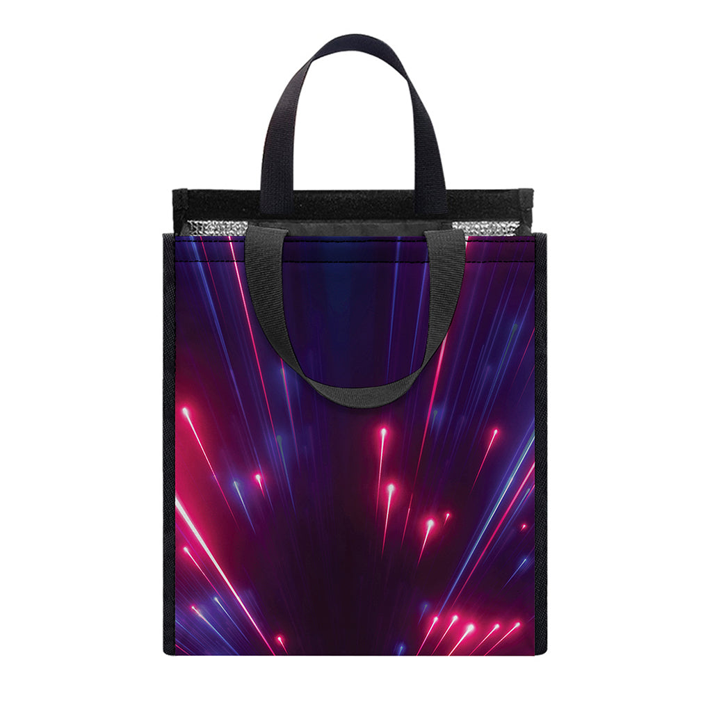 Cosmic Hyperspace Print Insulated Lunch Tote