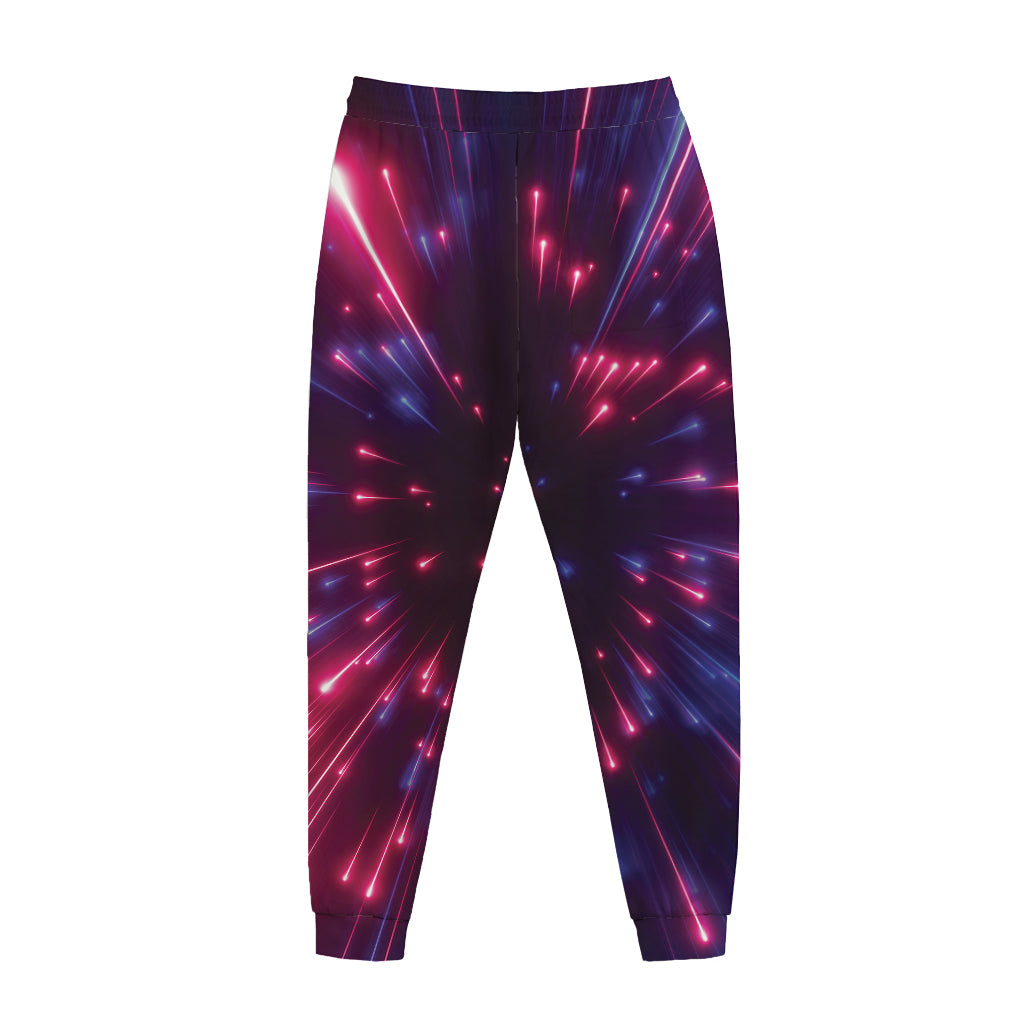 Cosmic Hyperspace Print Jogger Pants