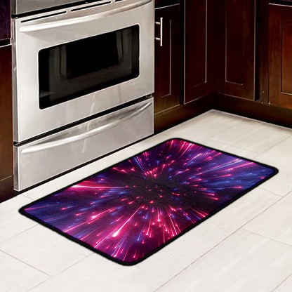 Cosmic Hyperspace Print Kitchen Mat
