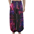 Cosmic Hyperspace Print Lantern Pants