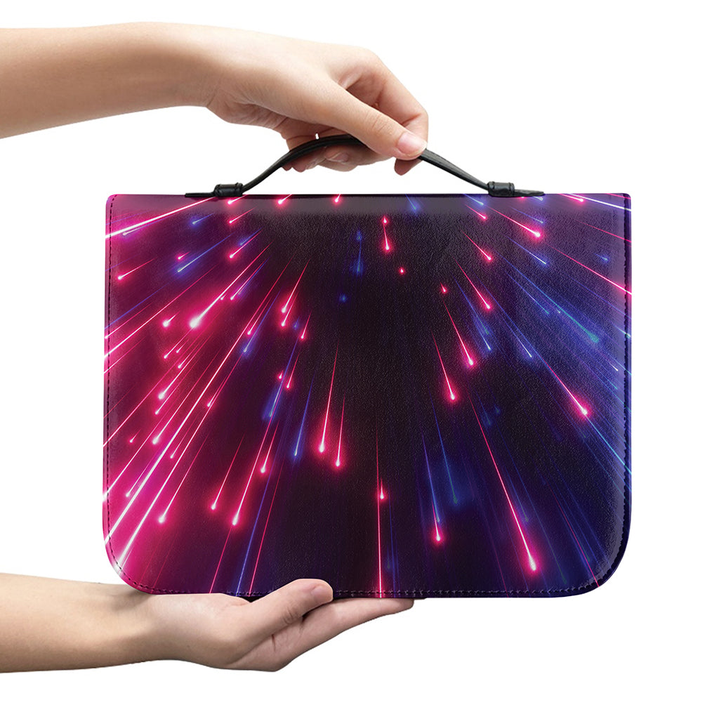Cosmic Hyperspace Print Leather Bible Cover