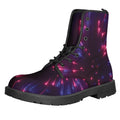 Cosmic Hyperspace Print Lace-Up Boots