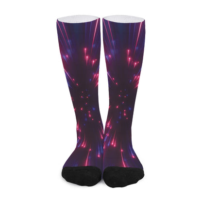 Cosmic Hyperspace Print Long Socks