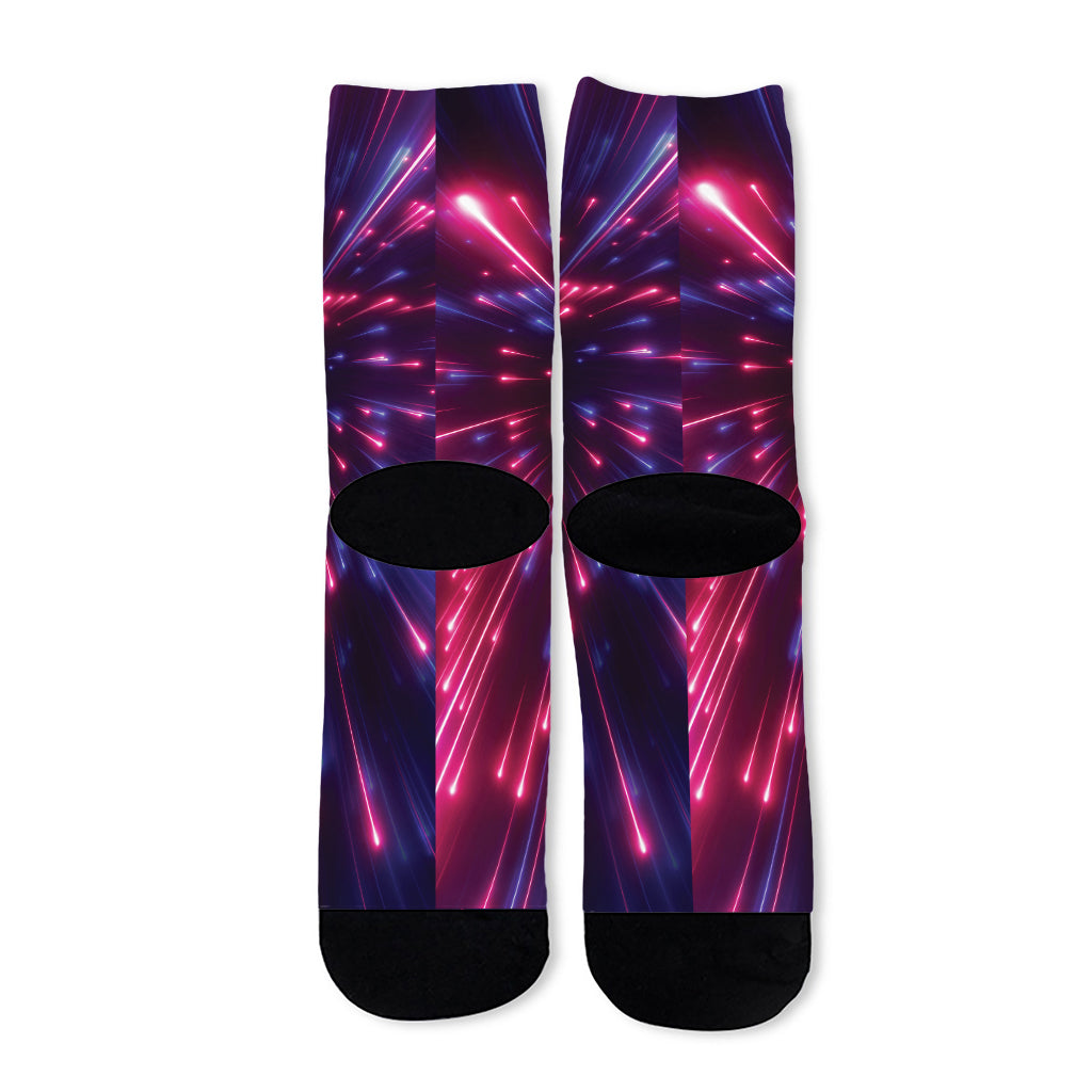 Cosmic Hyperspace Print Long Socks