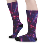 Cosmic Hyperspace Print Long Socks