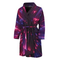 Cosmic Hyperspace Print Men's Bathrobe