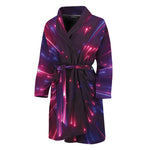 Cosmic Hyperspace Print Men's Bathrobe