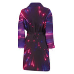Cosmic Hyperspace Print Men's Bathrobe