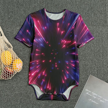 Cosmic Hyperspace Print Men's Bodysuit