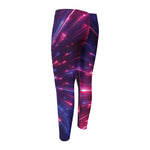 Cosmic Hyperspace Print Men's Compression Pants