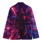 Cosmic Hyperspace Print Men's Cotton Blazer