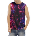 Cosmic Hyperspace Print Men's Fitness Tank Top