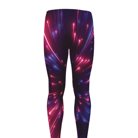 Cosmic Hyperspace Print Men's leggings