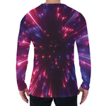Cosmic Hyperspace Print Men's Long Sleeve T-Shirt