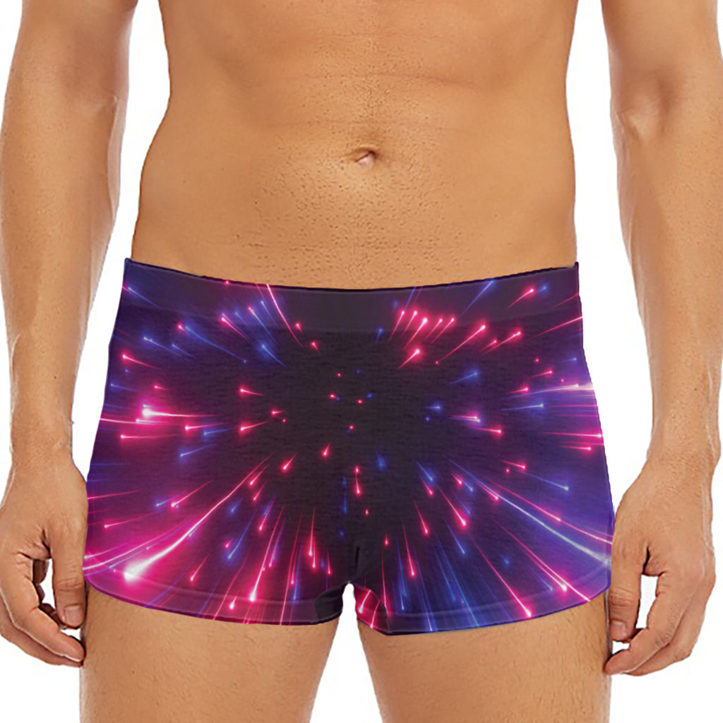 Cosmic Hyperspace Print Men's Short Boxer Briefs