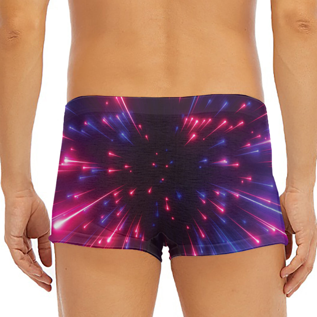 Cosmic Hyperspace Print Men's Short Boxer Briefs