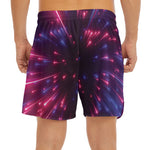 Cosmic Hyperspace Print Men's Split Running Shorts