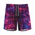 Cosmic Hyperspace Print Men's Athletic Shorts
