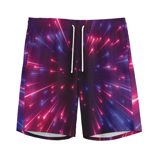 Cosmic Hyperspace Print Men's Sports Shorts