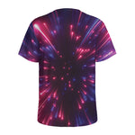 Cosmic Hyperspace Print Men's Sports T-Shirt