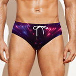 Cosmic Hyperspace Print Men's Swim Briefs