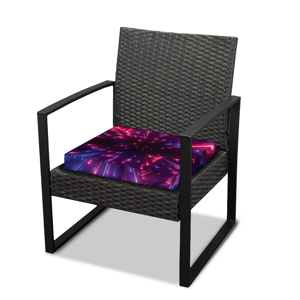 Cosmic Hyperspace Print Outdoor Seat Cushion Cover