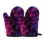 Cosmic Hyperspace Print Oven Mitts