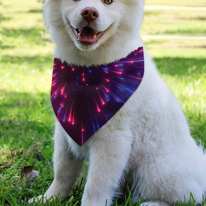 Cosmic Hyperspace Print Over The Collar Dog Bandana