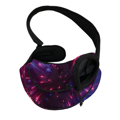 Cosmic Hyperspace Print Pet Sling Carrier