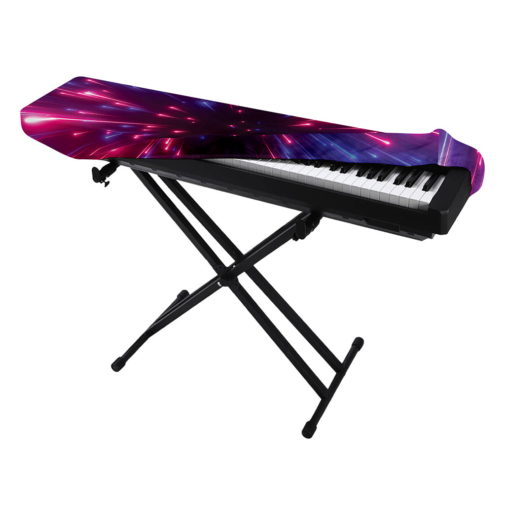 Cosmic Hyperspace Print Piano Keyboard Cover