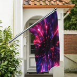 Cosmic Hyperspace Print Polyester Flag