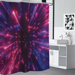 Cosmic Hyperspace Print Premium Shower Curtain