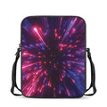 Cosmic Hyperspace Print Rectangular Crossbody Bag